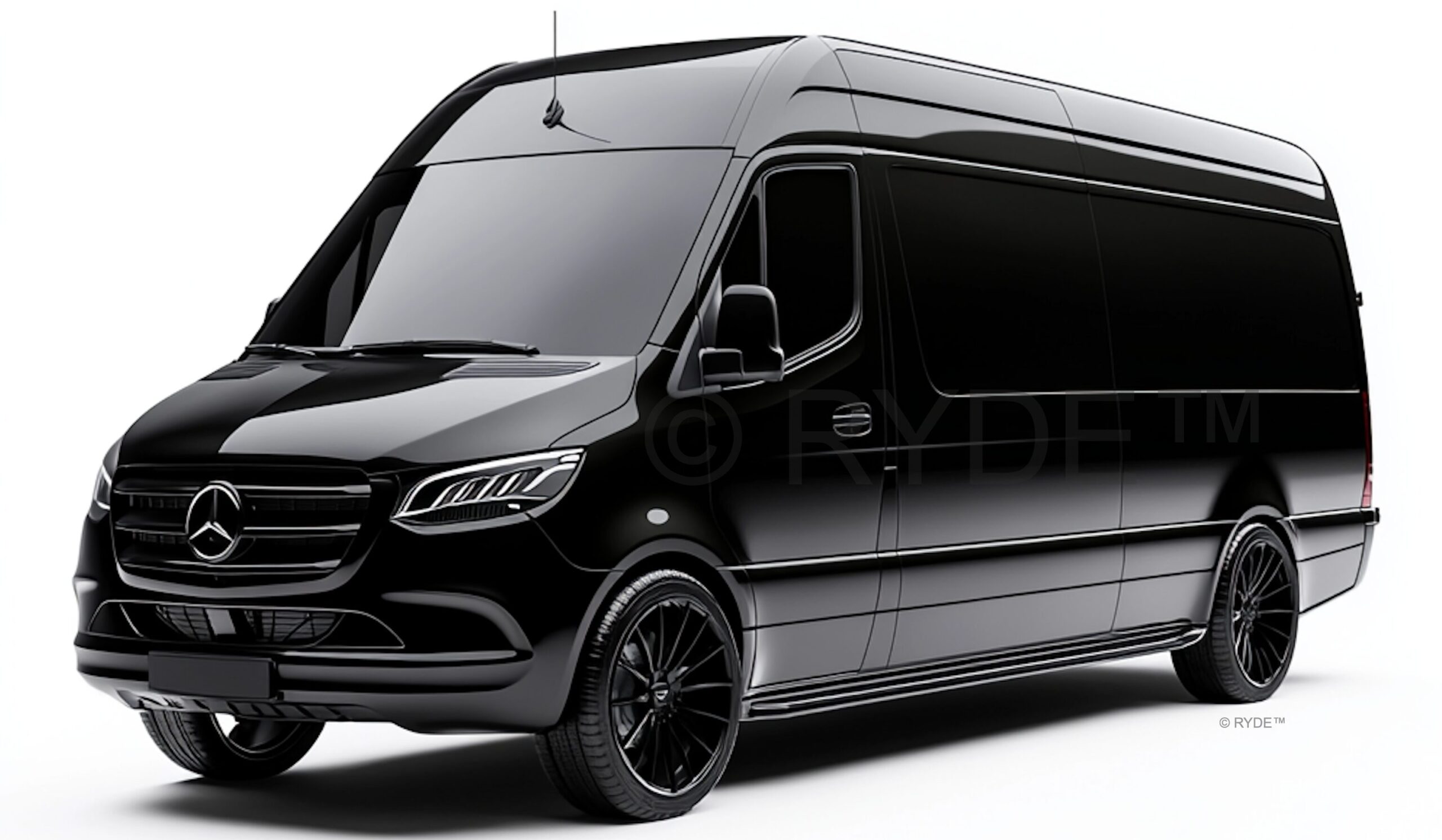 Black luxury sedan airport shuttle for Olympia to SeaTac service